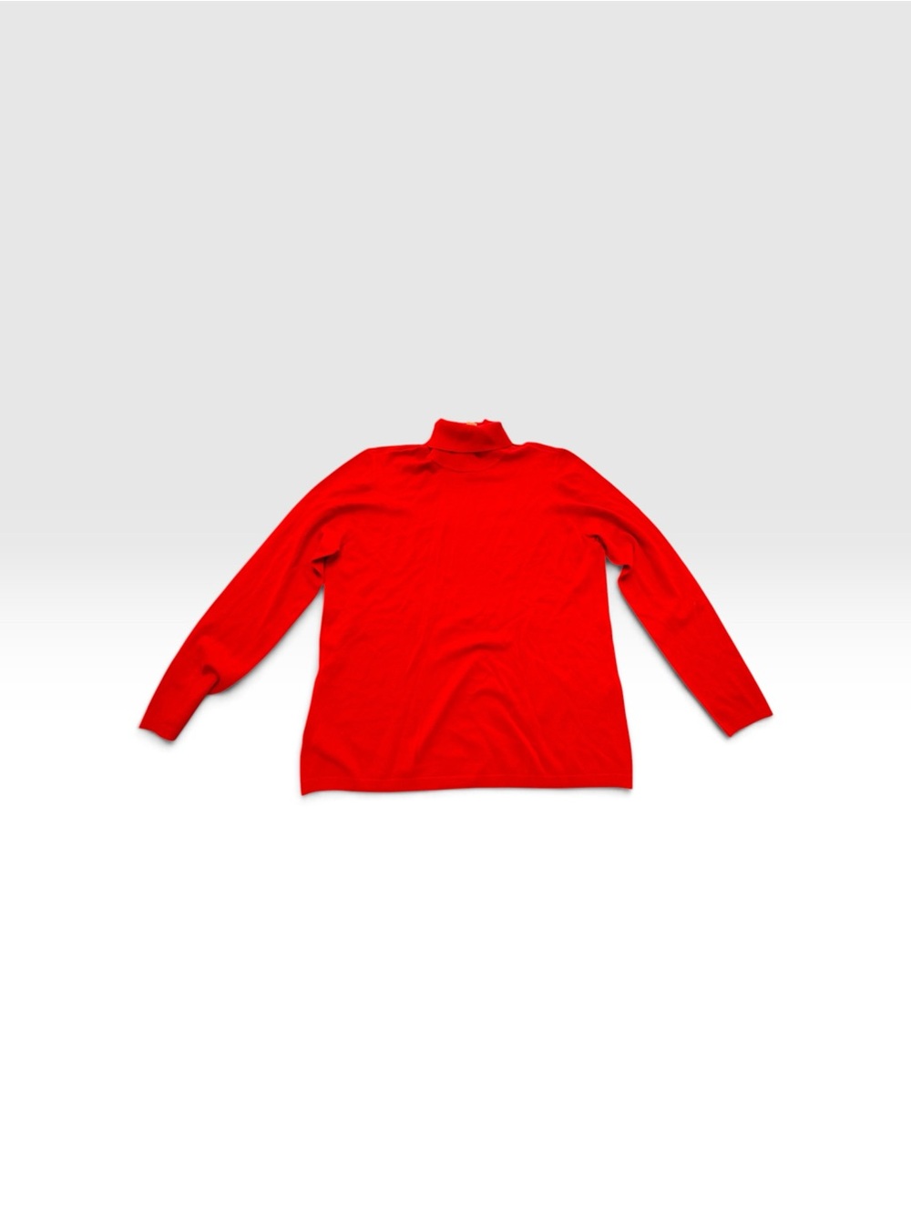 Chico's Red turtle  Neck Sweater - Picture 2 of 6